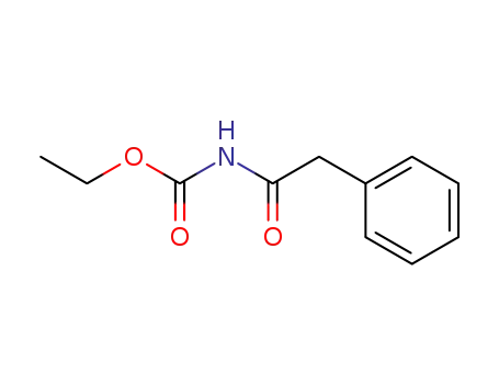 Molecular Structure of 4283-15-2 (Carbamic acid, (phenylacetyl)-, ethyl ester)