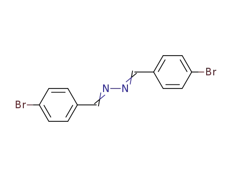 Molecular Structure of 24523-45-3 (Benzaldehyde, 4-bromo-, [(4-bromophenyl)methylene]hydrazone)