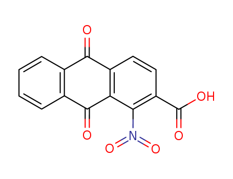 2-Anthracenecarboxylicacid, 9,10-dihydro-1-nitro-9,10-dioxo- cas  128-67-6