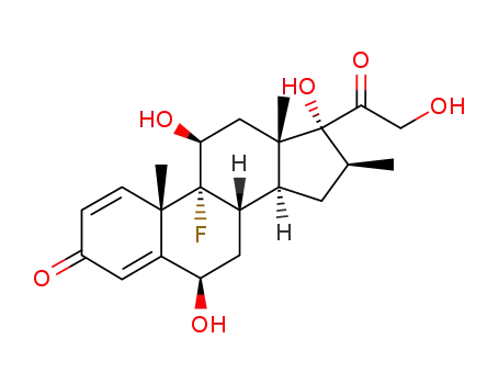 Molecular Structure of 24703-00-2 (6-hydroxybetamethasone)