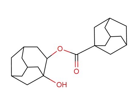Molecular Structure of 97382-21-3 (3-hydroxy-4-homoadamantyl 1-adamantanecarboxylate)