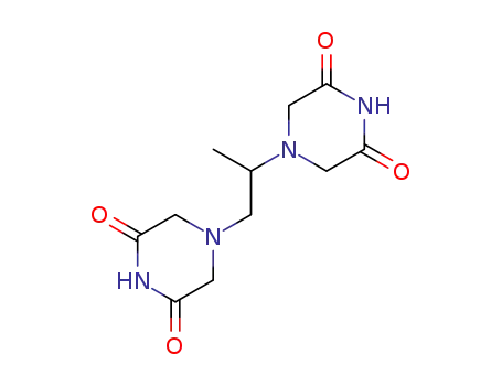 Molecular Structure of 21416-67-1 (4,4'-propylenebis(piperazine-2,6-dione))