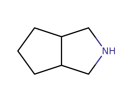 Molecular Structure of 1468-87-7 (Cyclopenta[c]pyrrole,octahydro-, (3aR,6aS)-rel-)
