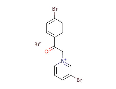 Molecular Structure of 6954-94-5 (3-bromo-1-[2-(4-bromophenyl)-2-oxoethyl]pyridinium)
