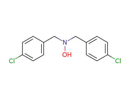 Molecular Structure of 40861-08-3 (N,N-DI(4-CHLOROBENZYL)HYDROXYLAMINE)