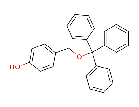 Molecular Structure of 228106-33-0 (4-trityloxymethyl-phenol)