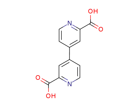 Molecular Structure of 85531-49-3 ([4,4'-Bipyridine]-2,2'-dicarboxylicacid)