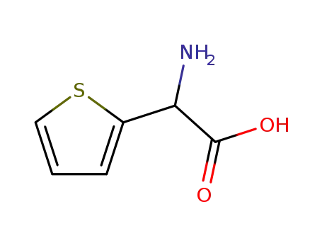 Molecular Structure of 21124-40-3 (AMINO-THIOPHEN-2-YL-ACETIC ACID)
