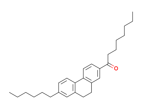 1-Octanone,1-(7-hexyl-9,10-dihydro-2-phenanthrenyl)-