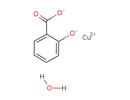 Molecular Structure of 62320-94-9 (Copper,hydroxy[2-(hydroxy-kO)benzoato-kO]-)