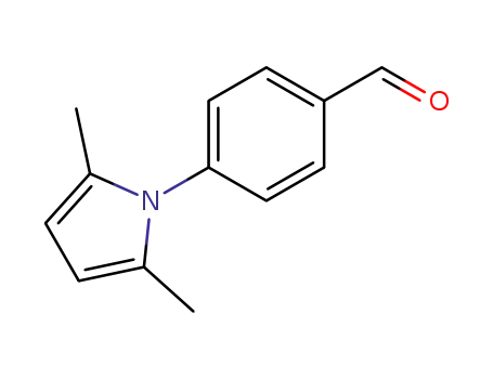 Molecular Structure of 95337-70-5 (4-(2,5-DIMETHYL-1H-PYRROL-1-YL)BENZALDEHYDE)