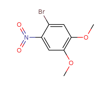 Molecular Structure of 51072-66-3 (1-BROMO-4,5-DIMETHOXY-2-NITROBENZENE)