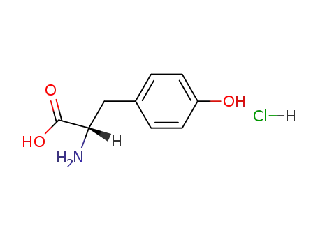 Molecular Structure of 16870-43-2 (L-Tyrosine hydrochloride)