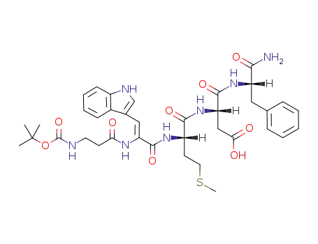 Boc-βAla-Δ<sup>Z</sup>Trp-Met-Asp-Phe-NH2