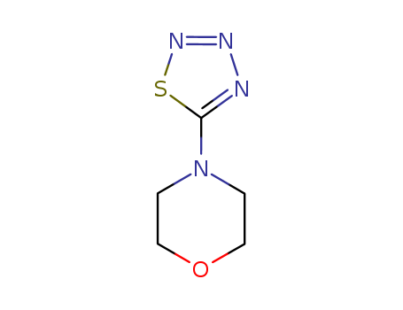 Morpholine,4-(1,2,3,4-thiatriazol-5-yl)-