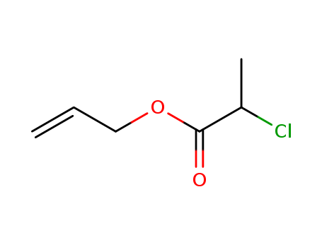 55360-11-7,allyl 2-chloropropionate,Propanoicacid, 2-chloro-, 2-propenyl ester (9CI); 2-Propenyl 2-chloropropanoate; Allyl2-chloropropionate; Allyl a-chloropropionate