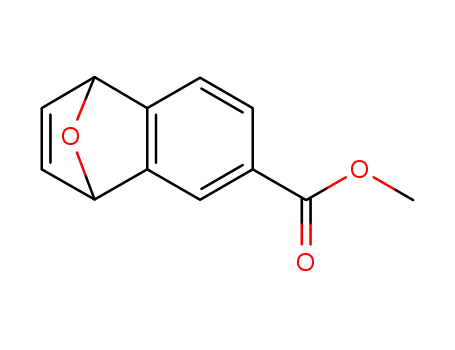 Molecular Structure of 232264-73-2 (11-oxa-tricyclo[6.2.1.0(2,7)]undeca-2,4,6,9-tetraene-4-carboxylic acid methyl ester)