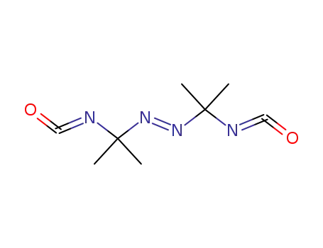 Molecular Structure of 70678-13-6 (1,2-bis(1-isocyanato-1-methylethyl)diazene)