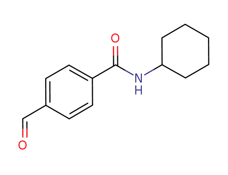 Molecular Structure of 128204-86-4 (N-cyclohexyl-4-formylbenzamide)