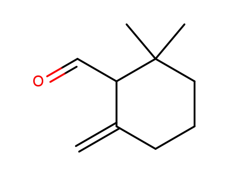 Molecular Structure of 432-23-5 (Cyclohexanecarboxaldehyde, 2,2-dimethyl-6-methylene-)