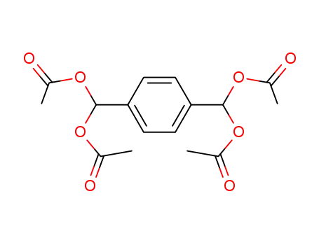 Molecular Structure of 93007-21-7 (4-(1,1-diacetoxymethane)benzaldehyde-1,1-diacetate)
