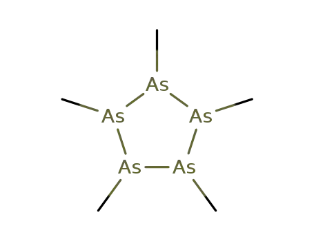 Molecular Structure of 20550-47-4 (pentamethylpentarsolane)