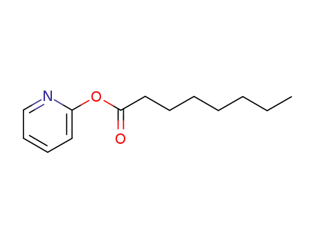 Molecular Structure of 89398-02-7 (Octanoic acid, 2-pyridinyl ester)