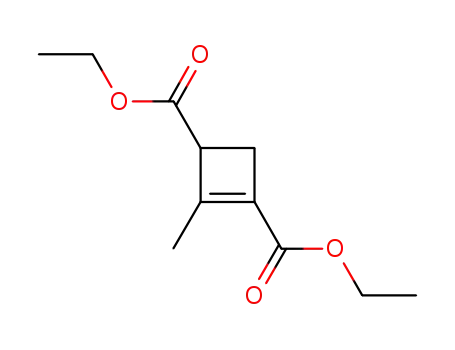 Molecular Structure of 1198173-63-5 (diethyl 2-methylcyclobutene-1,3-dicarboxylate)