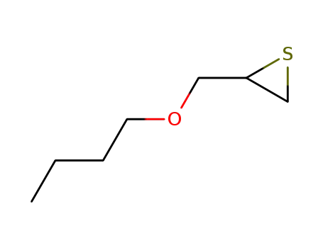 Molecular Structure of 32338-77-5 (2-(butoxymethyl)thiirane)