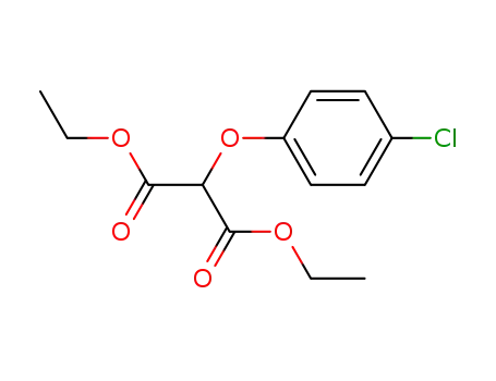 Molecular Structure of 24101-91-5 (2-(4-chlorophenoxy)-1,3-propanedioic acid diethyl ester)