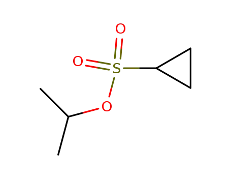 Molecular Structure of 146475-51-6 (isopropyl cyclopropanesulfonate)