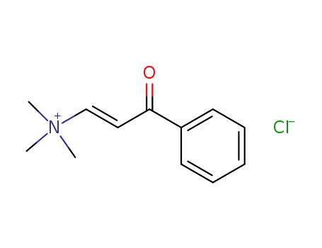 Molecular Structure of 120225-40-3 (trimethyl-(3-oxo-3-phenyl-propenyl)-ammonium; chloride)