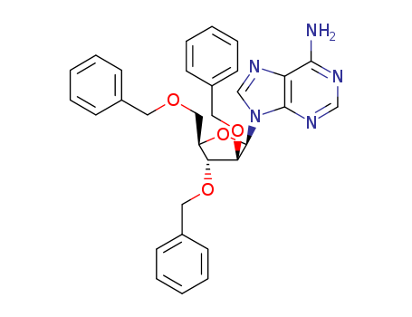 9-(2',3',5'-Tri-O-benzyl-b-D-arabinofuranosyl)adenine