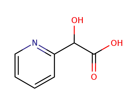 Molecular Structure of 89791-91-3 (Hydroxy-pyridin-2-yl-acetic acid)