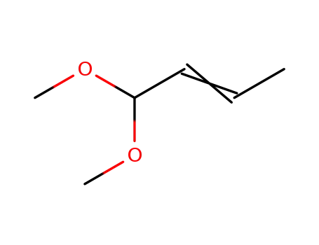 Molecular Structure of 21962-24-3 (1,1-dimethoxybut-2-ene)