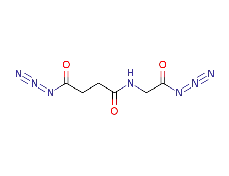 Molecular Structure of 861554-12-3 (<i>N</i>-(3-azidocarbonyl-propionyl)-glycyl azide)