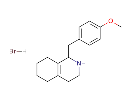 Molecular Structure of 93477-35-1 ((+/-)-1-(4-methoxybenzyl)-1,2,3,4,5,6,7,8-octahydroisoquinoline hydrobromide)