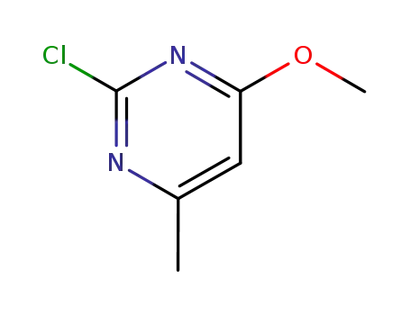 Molecular Structure of 22536-64-7 (2-Chloro-4-methoxy-6-methylpyrimidine)