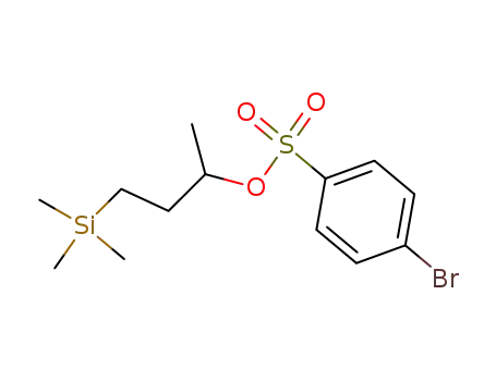 Molecular Structure of 106359-12-0 (5,5-dimethyl-5-sila-2-hexyl p-bromobenzenesulfonate)