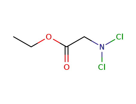 Molecular Structure of 861366-27-0 (<i>N</i>,<i>N</i>-dichloro-glycine ethyl ester)