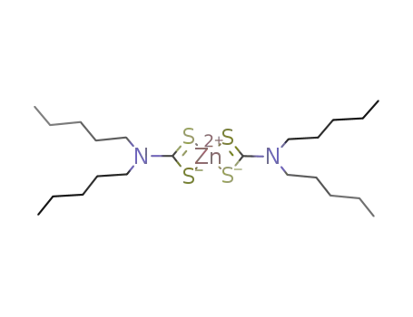 Molecular Structure of 15337-18-5 (ZINC DIAMYLDITHIOCARBAMATE)