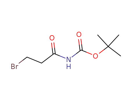 Molecular Structure of 99768-94-2 (3-Brom-propionylcarbamidsaeure-tert.-butylester)