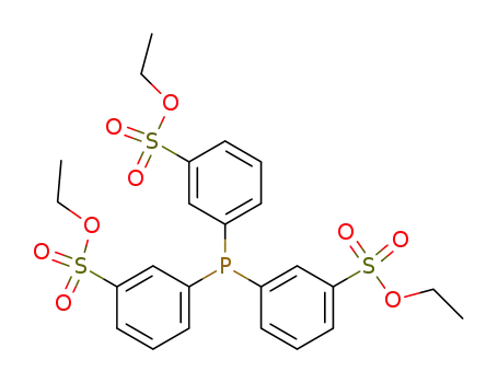 Molecular Structure of 135265-27-9 (tris (3-ethyl phenyl sulfonate) phosphine)