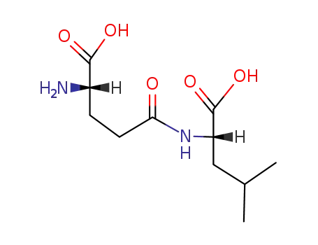 Molecular Structure of 2566-39-4 (N-L-gamma-Glutamyl-L-leucine)