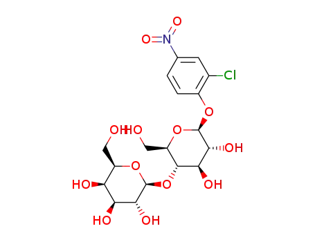 Molecular Structure of 120583-41-7 (2-CHLORO-4-NITROPHENYL-BETA-D-LACTOSIDE)