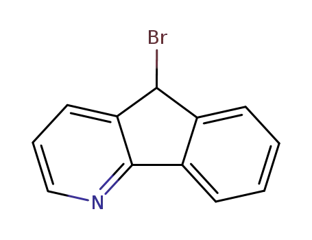 Molecular Structure of 72568-66-2 (5H-Indeno[1,2-b]pyridine, 5-bromo-)