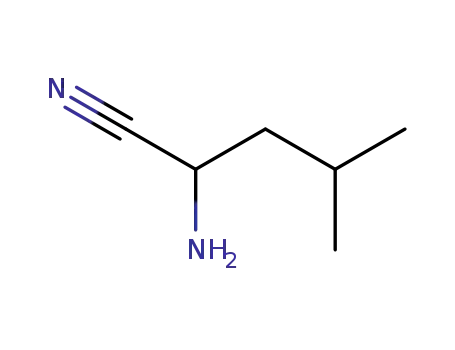 Molecular Structure of 65451-12-9 (2-AMINO-4-METHYLPENTANENITRILE)