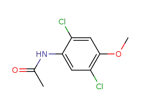 Molecular Structure of 13066-09-6 (N-(2,5-dichloro-4-methoxyphenyl)acetamide)