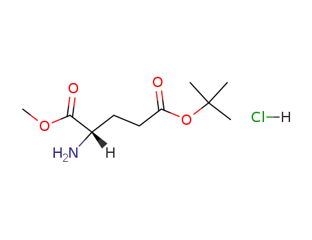 Molecular Structure of 16948-36-0 (H-D-Glu(Otbu)-OMe.HCL)