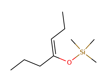 Molecular Structure of 72551-28-1 (Silane, trimethyl[[(1Z)-1-propyl-1-butenyl]oxy]-)